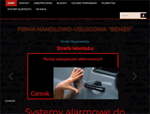 Tablet Screenshot of firmabemex.com.pl